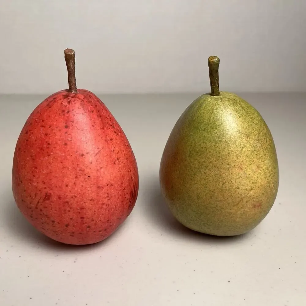 Vintage Faux Food Fruit Display Movie Prop Realistic Display BANANA PEAR PEACH